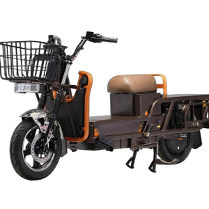electric delivery motorcycle, 60V 72V cargo bike, lead-acid battery cargo motorcycle, dual disc brake e-bike